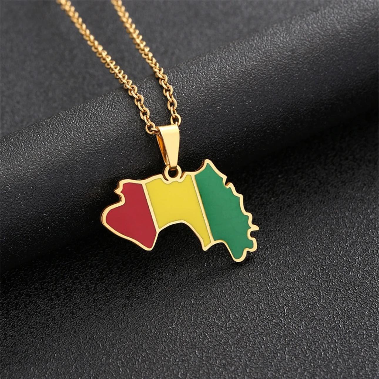 Guinea Flag Necklace