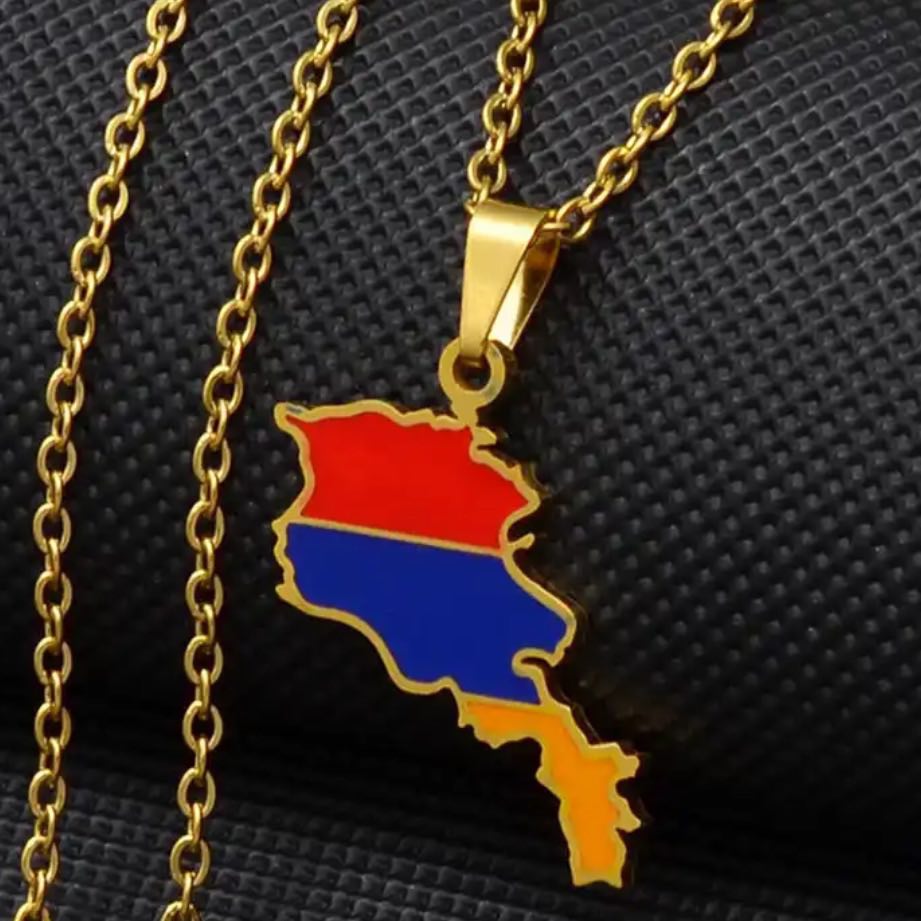 Armenia Flag Necklace