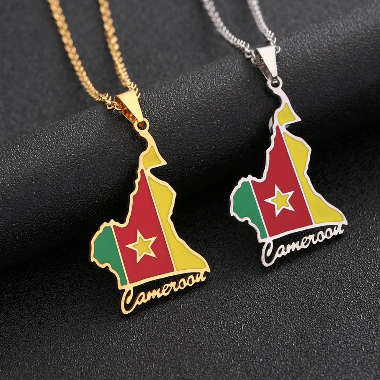 Cameroon Flag Necklace