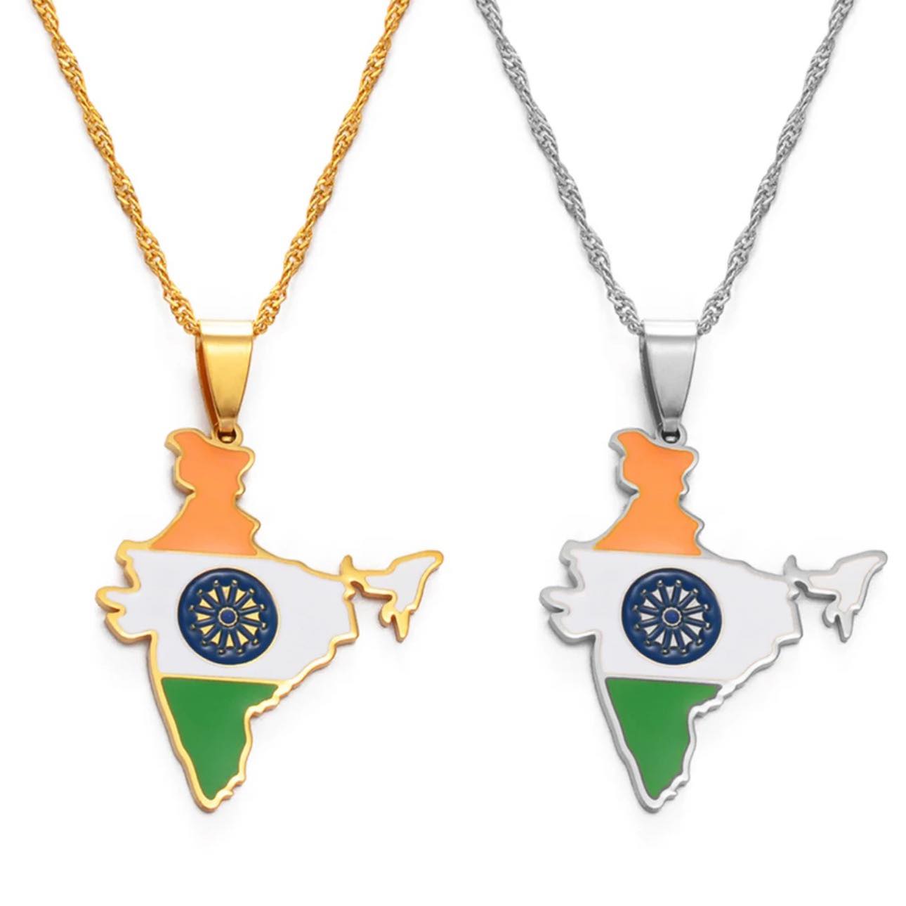 India Flag Necklace