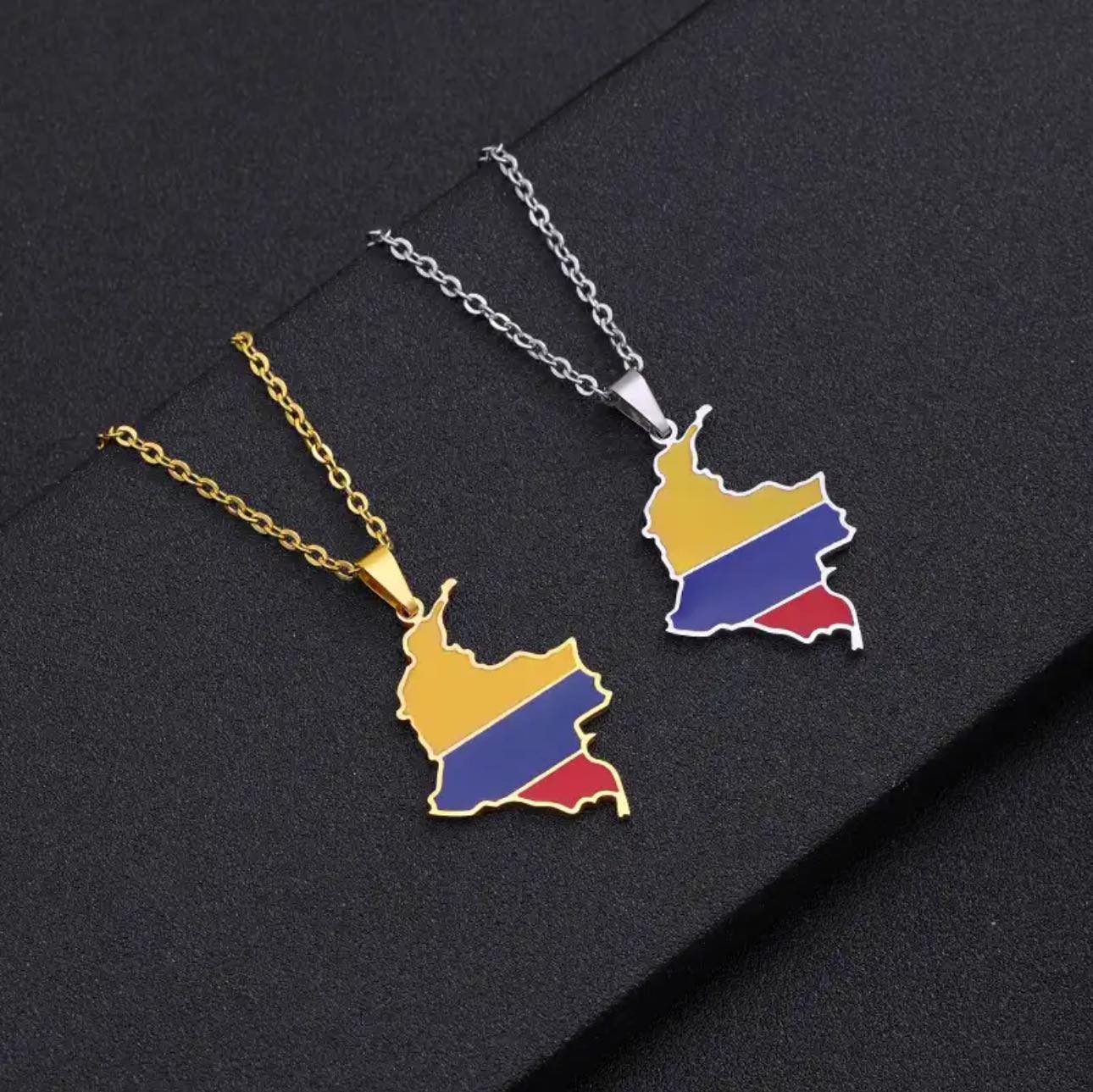 Columbia Flag Necklace