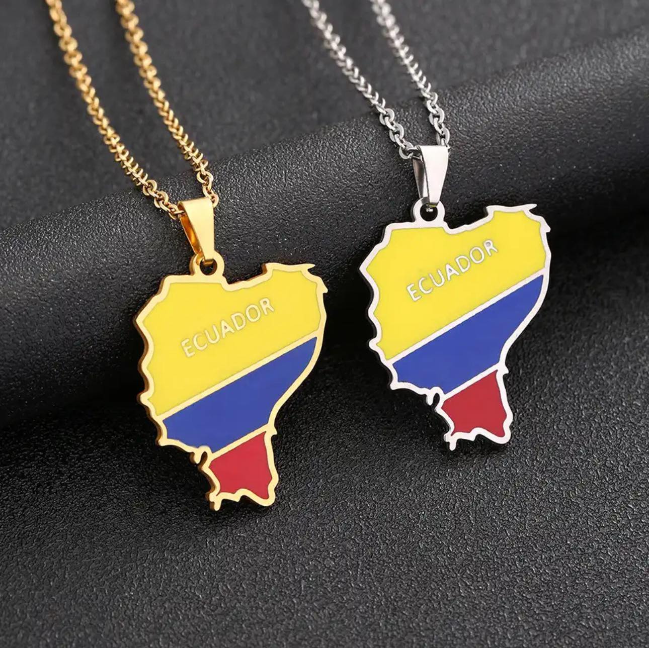 Ecuador Flag Necklace