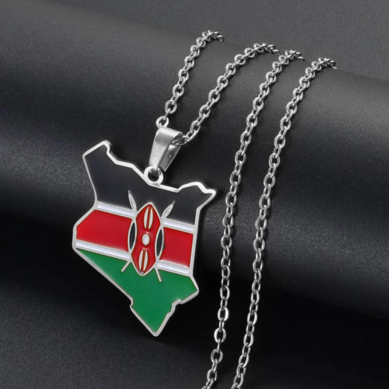 Kenya Flag Necklace