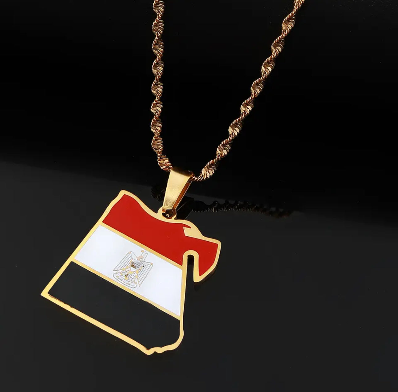 Egypt Flag Necklace