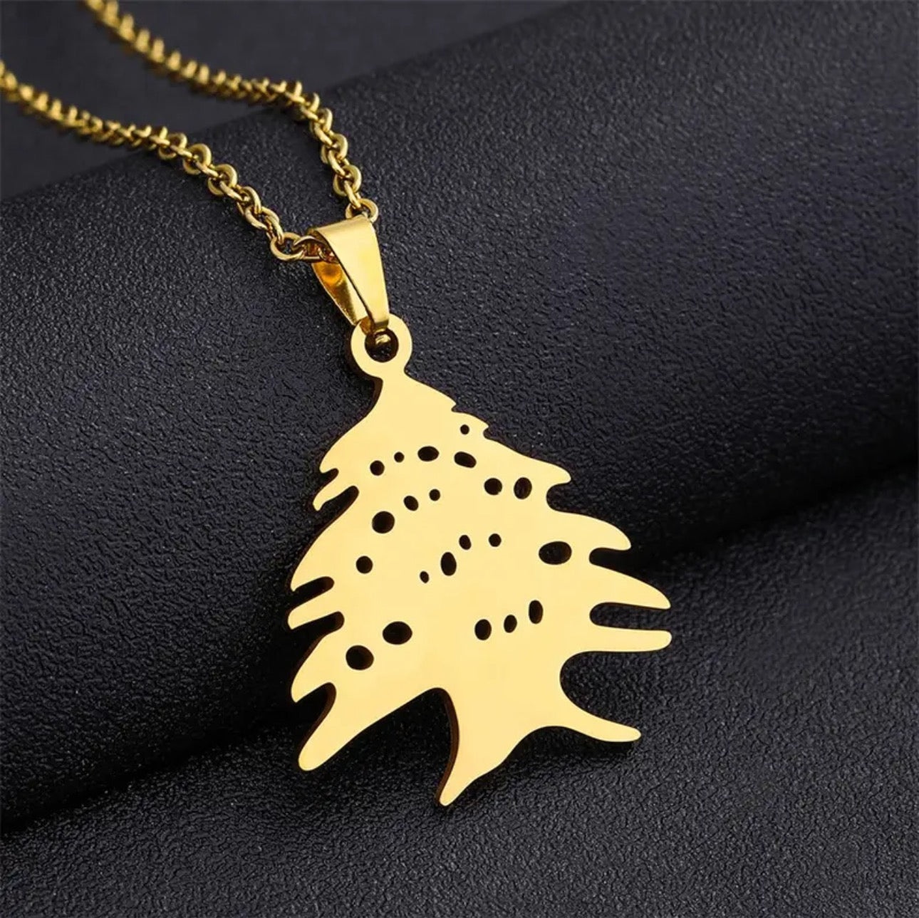 Lebanese Cedar Tree Necklace